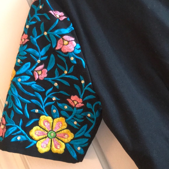 Stoned and Embroidered Dress - Picture 10 of 12